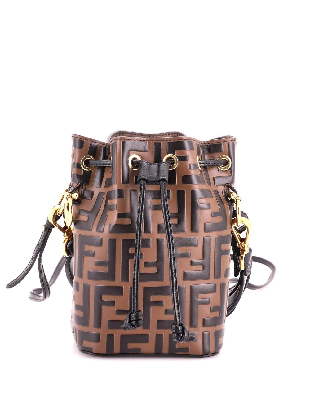 Fendi Mon Tresor Bucket Bag Zucca #377756F18B